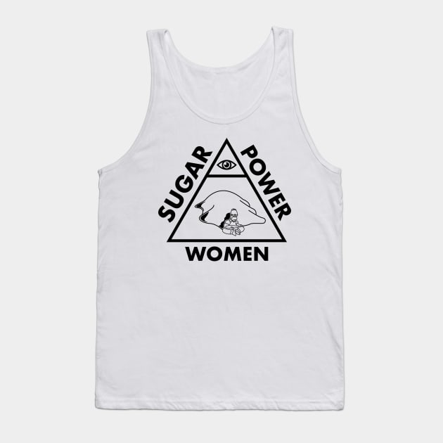 Sugar, Power, Women Tank Top by dannyfelts